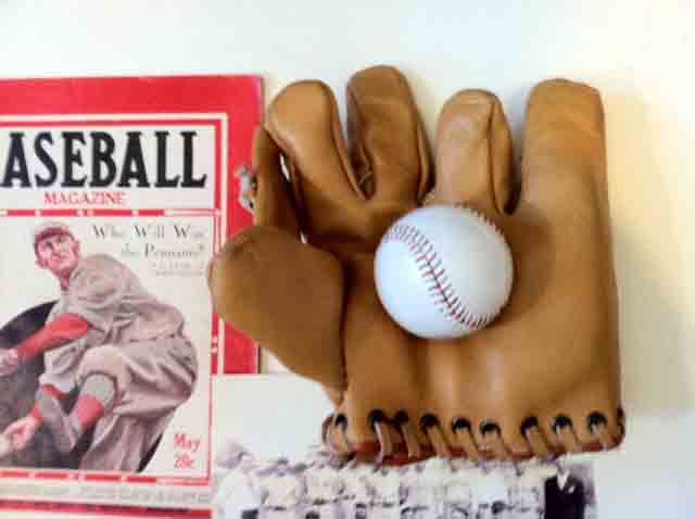 antique fielders glove