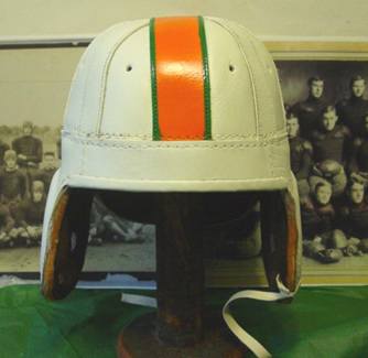 Miami leather Football helmet