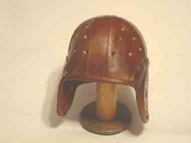 Heiseman leather football helmet