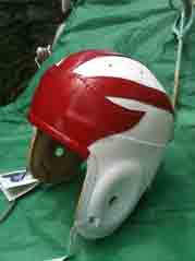 Akkansas Leather football helmet