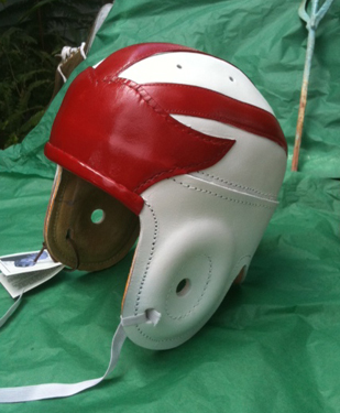 Arkansas Leather Football helmet