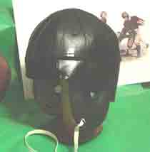 Chicago Bears leather football helmet