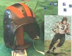 Bronko Nagurski Leather football helmet