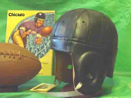 1940 Chicago Bears leather Football Helmet