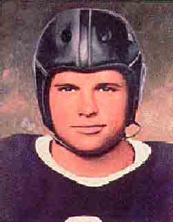 Davey O'Brian leather football helmet