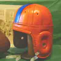 Florida leather Football Helmet
