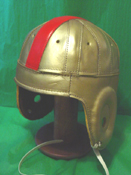 Forty Niners Leather Football Helmet