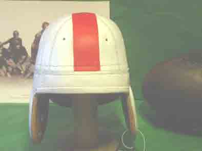 Nebraska Leather Football helmet