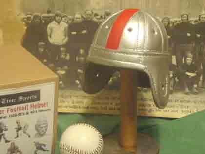 Ohio State Mini Leather Football Helmet