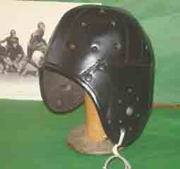 TCU leather football Helmet