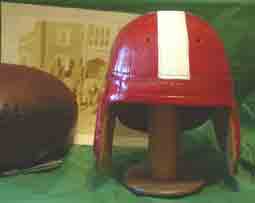 Wisconsin leather football helmet