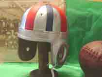  1940 College All Star leather football helmet